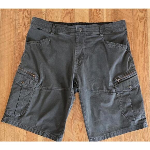 Kuhl Shorts Mens 40 Vintage Patina Dye Outdoor Hiking Cargo Utility Pockets - Picture 1 of 9